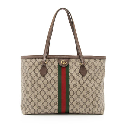 Gucci GG Supreme Ophidia Medium Shopping Tote (SHF-23708)