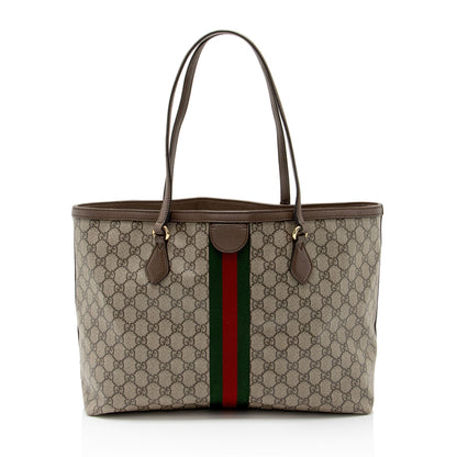 Gucci GG Supreme Ophidia Medium Shopping Tote (SHF-UYUvrt)