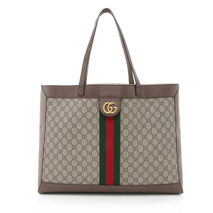 Gucci GG Supreme Ophidia Medium Soft Tote (SHF-22571)