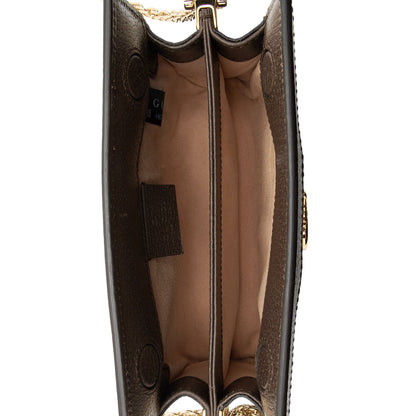 Gucci GG Supreme Ophidia Mini Chain Shoulder Bag (SHF-SgHmHl)