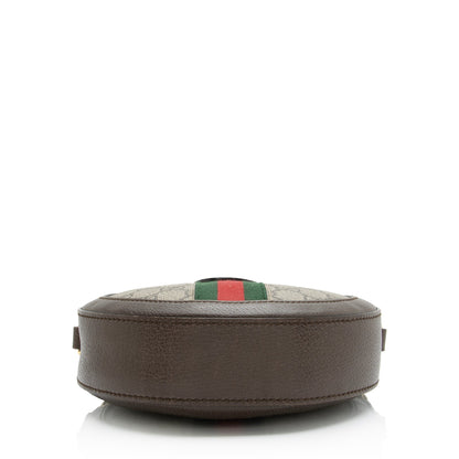 Gucci GG Supreme Ophidia Round Mini Shoulder Bag (SHF-23729)