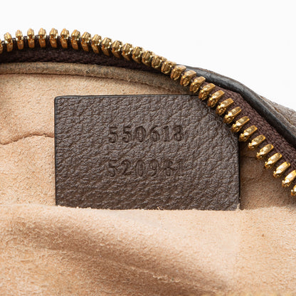 Gucci GG Supreme Ophidia Round Mini Shoulder Bag (SHF-qGCul6)