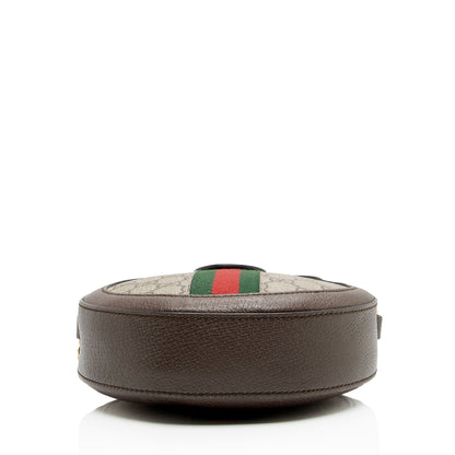 Gucci GG Supreme Ophidia Round Mini Shoulder Bag (SHF-8cDhBq)
