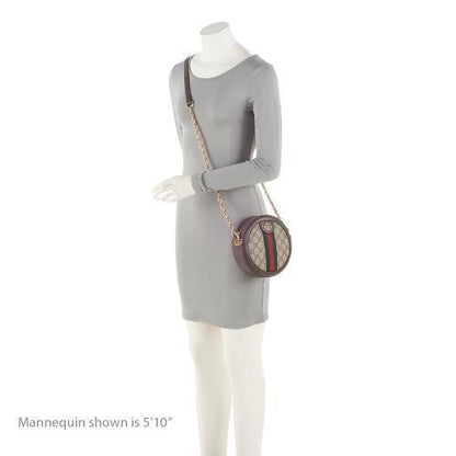 Gucci GG Supreme Ophidia Round Mini Shoulder Bag (SHF-8cDhBq)