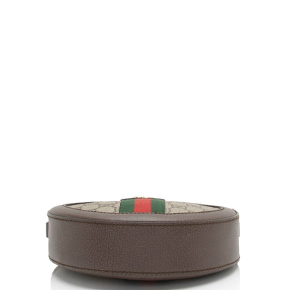 Gucci GG Supreme Ophidia Round Mini Shoulder Bag (SHF-nhYXSB)