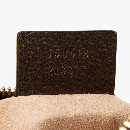 Gucci GG Supreme Ophidia Round Mini Shoulder Bag (SHF-F3cSgu)