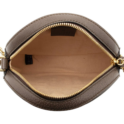 Gucci GG Supreme Ophidia Round Mini Shoulder Bag