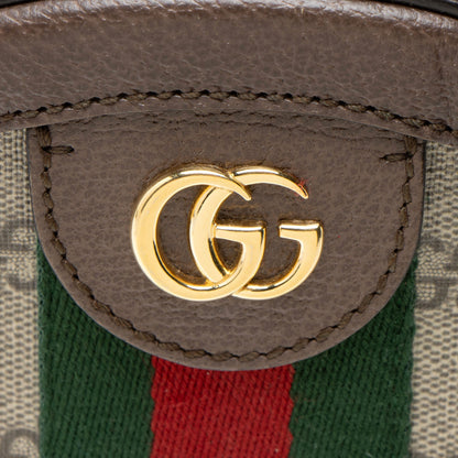 Gucci GG Supreme Ophidia Round Mini Shoulder Bag
