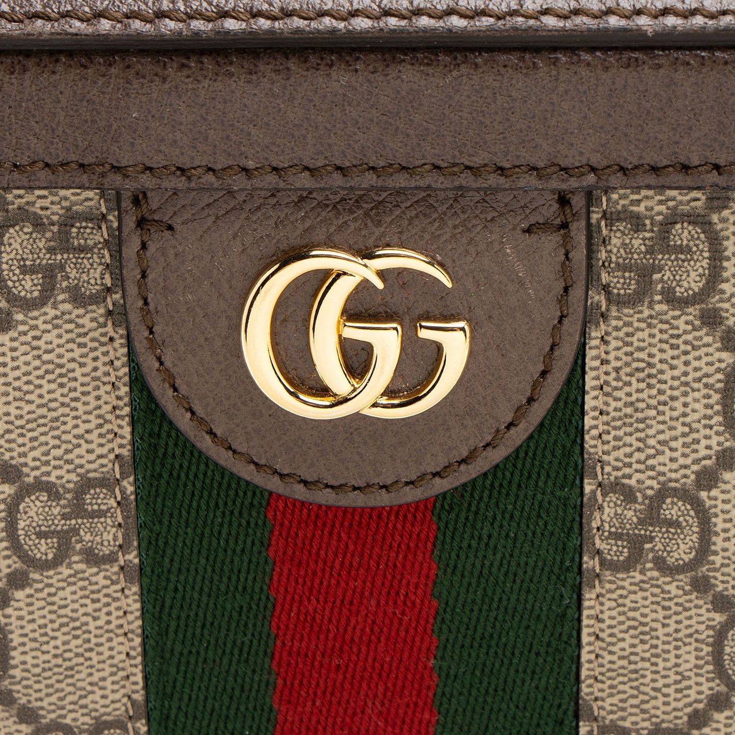 Gucci GG Supreme Ophidia Top Handle Mini Chain Shoulder Bag