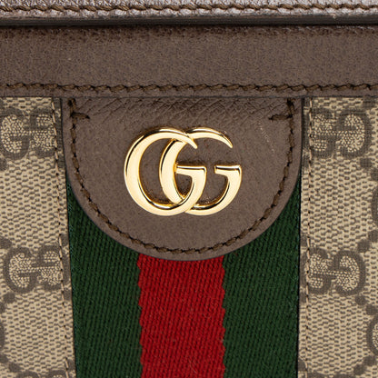 Gucci GG Supreme Ophidia Top Handle Mini Chain Shoulder Bag