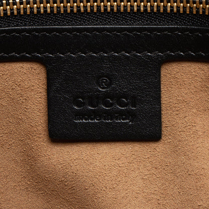 Gucci GG Supreme Padlock Chain Medium Shoulder Bag (SHF-q4e2Rg)