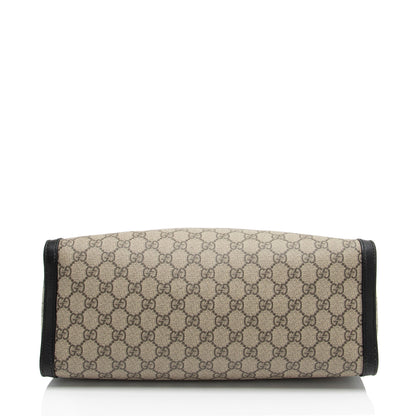 Gucci GG Supreme Padlock Chain Medium Shoulder Bag