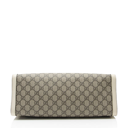 Gucci GG Supreme Padlock Chain Medium Shoulder Bag