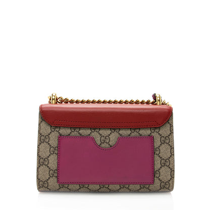 Gucci GG Supreme Padlock Small Shoulder Bag (SHF-19759)