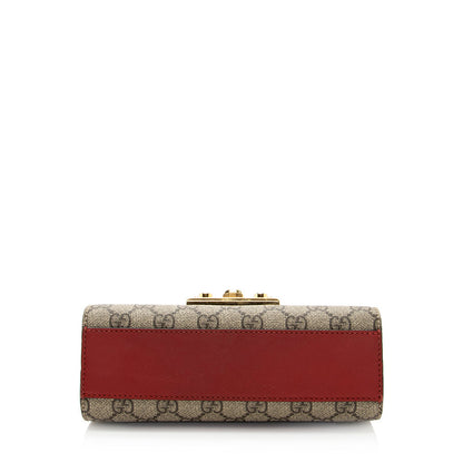 Gucci GG Supreme Padlock Small Shoulder Bag (SHF-19759)