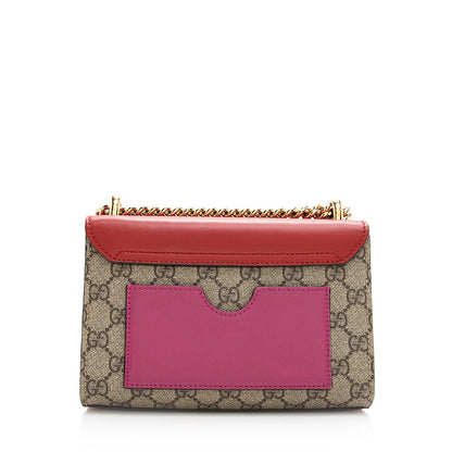Gucci GG Supreme Padlock Small Shoulder Bag (SHF-20632)