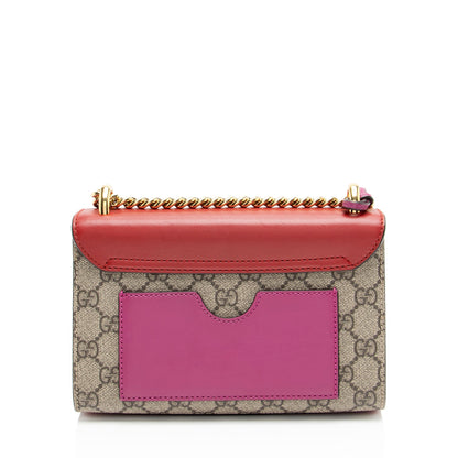 Gucci GG Supreme Padlock Small Shoulder Bag