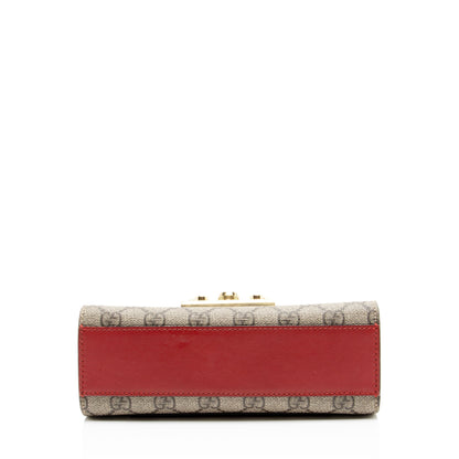 Gucci GG Supreme Padlock Small Shoulder Bag