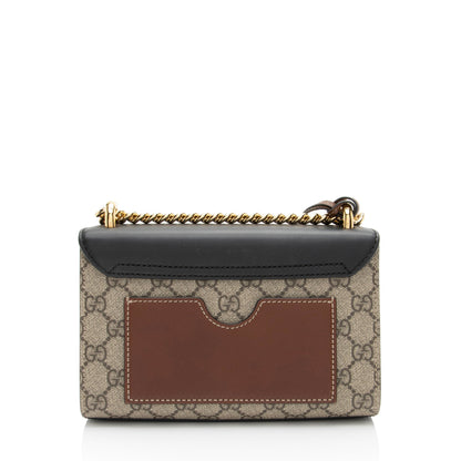 Gucci GG Supreme Padlock Small Shoulder Bag