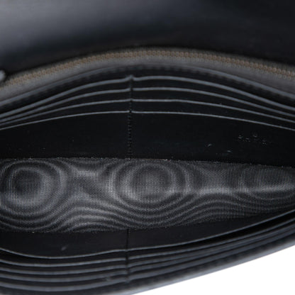 Gucci GG Supreme Peony Pearly Wallet On Chain