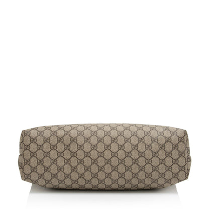 Gucci GG Supreme Signature Web Loop Medium Tote (SHF-ll8U5X)