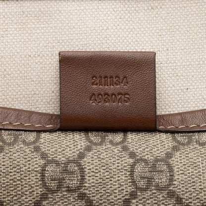 Gucci GG Supreme Signature Web Loop Medium Tote (SHF-J62D4H)