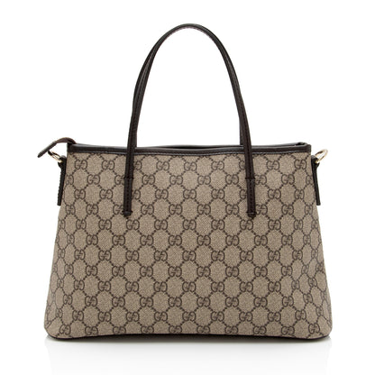 Gucci GG Supreme Small Convertible Tote (SHF-3DHKoq)