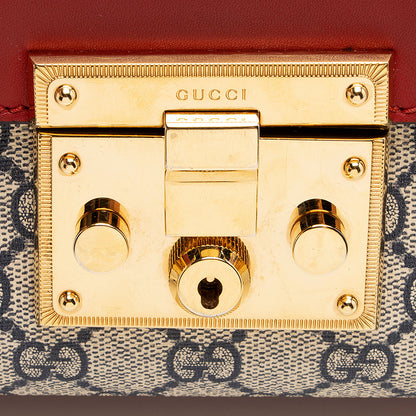 Gucci GG Supreme Small Padlock Shoulder Bag (SHF-21315)