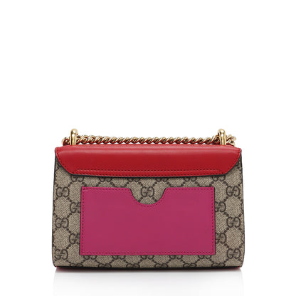 Gucci GG Supreme Small Padlock Shoulder Bag (SHF-121XFL)