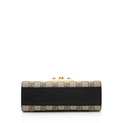 Gucci GG Supreme Small Padlock Shoulder Bag (SHF-rqVDip)
