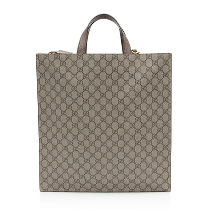 Gucci GG Supreme Soft Vertical Courrier Tote