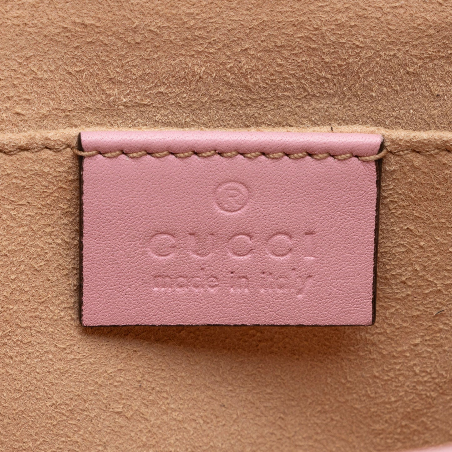 Gucci GG Supreme Strawberry Padlock Small Shoulder Bag