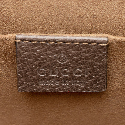 Gucci GG Supreme Tian Padlock Small Shoulder Bag