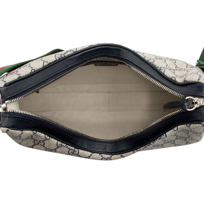 Gucci GG Supreme Web Attache Large Shoulder Bag