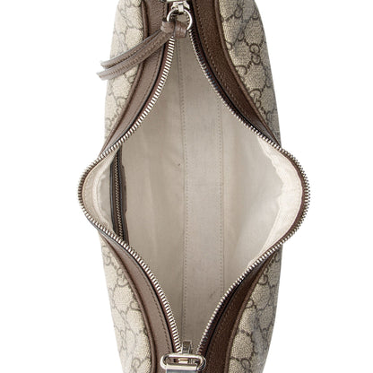 Gucci GG Supreme Web Attache Large Shoulder Bag