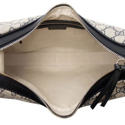 Gucci GG Supreme Web Attache Large Shoulder Bag
