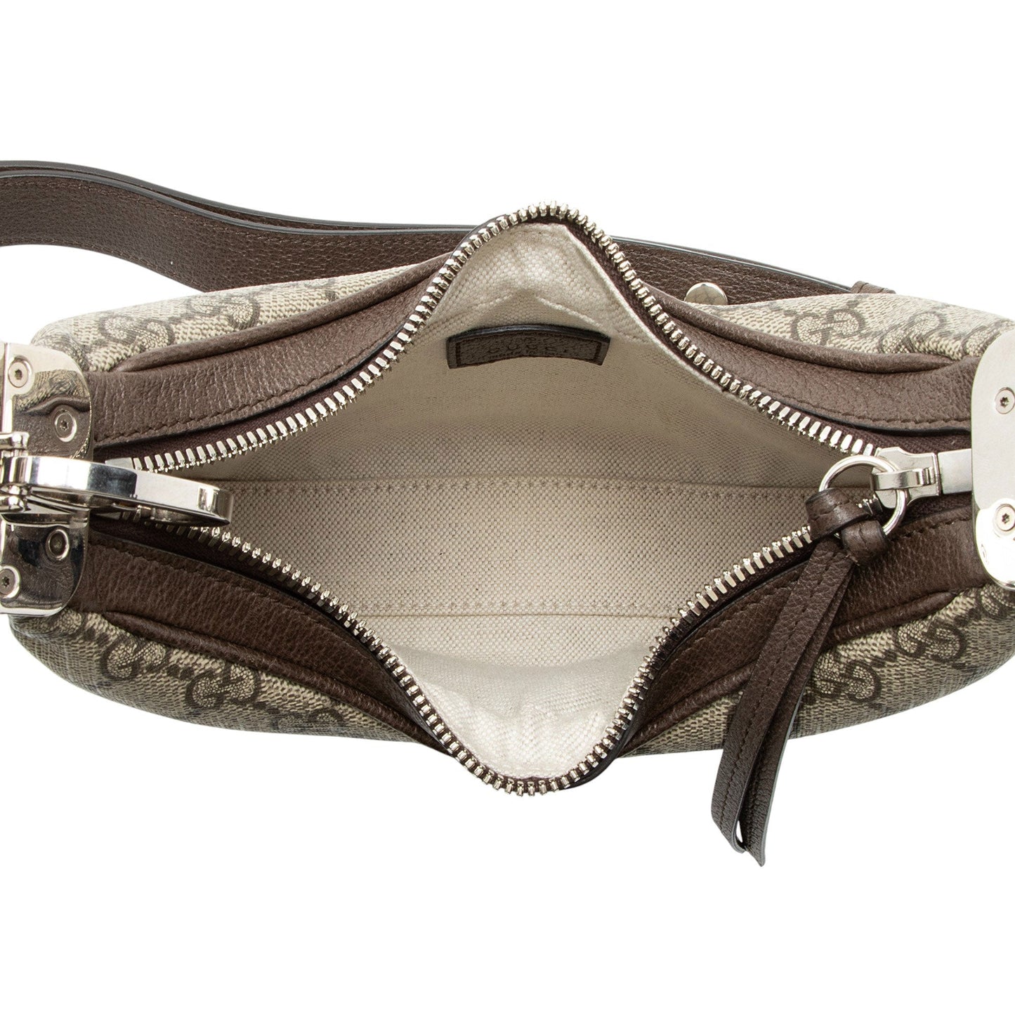 Gucci GG Supreme Web Attache Small Shoulder Bag