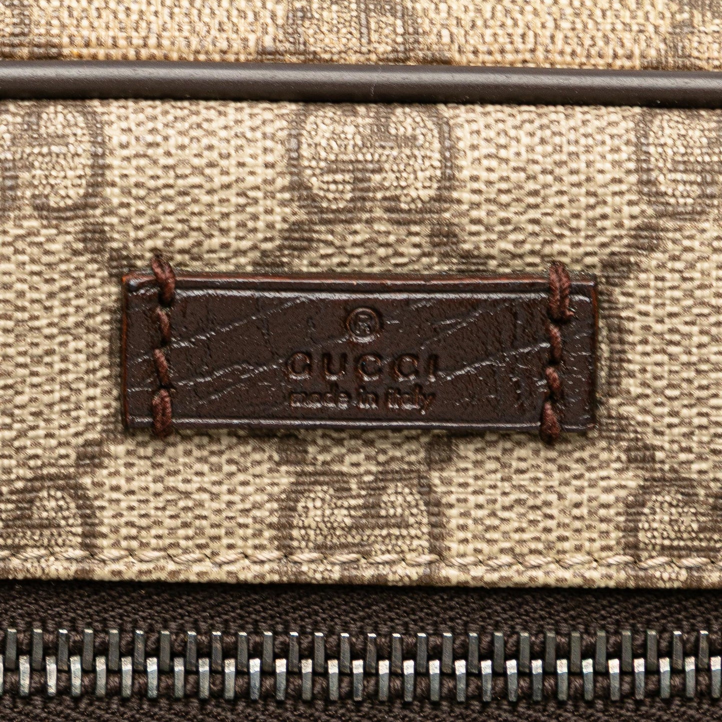 Gucci GG Supreme Web Clutch