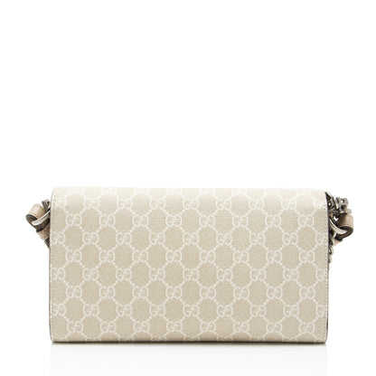 Gucci GG Supreme Web Dionysus E/W Small Flap Bag