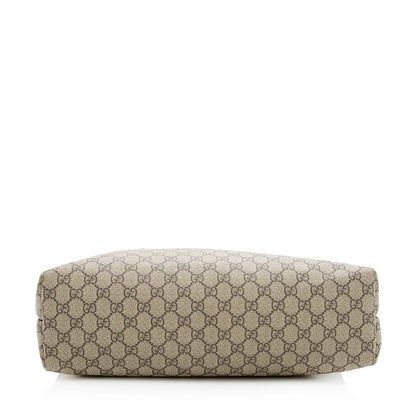 Gucci GG Supreme Web Loop E/W Shopping Tote (SHF-20146)