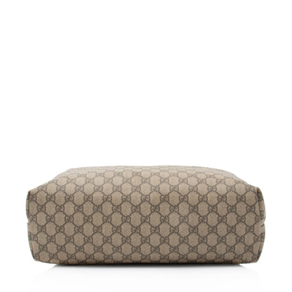 Gucci GG Supreme Web Loop E/W Shopping Tote (SHF-23043)