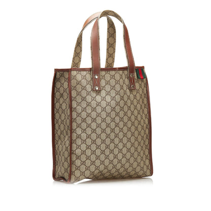 Gucci GG Supreme Web Loop  Tote (SHG-35387)