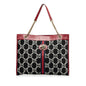 Gucci GG Tweed Rajah Web Tote (SHG-skW4za)