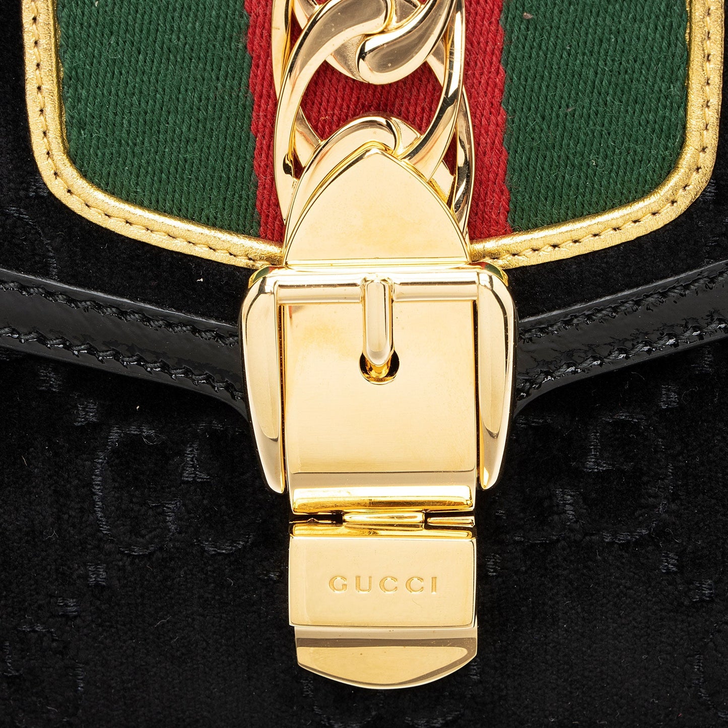 Gucci GG Velvet Sylvie Small Shoulder Bag
