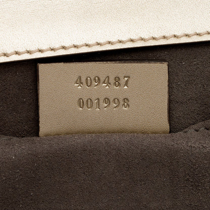 Gucci Galassia Leather Padlock Small Shoulder Bag (SHF-Tu7mRP)