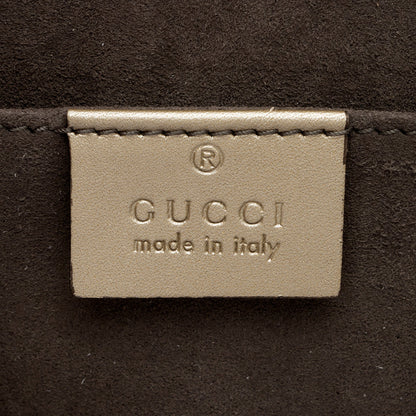 Gucci Galassia Leather Padlock Small Shoulder Bag (SHF-Tu7mRP)