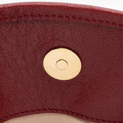 Gucci Glazed Calfskin Horsebit 1955 Morsetto Drawstring Shoulder Bag (SHF-IUzaIn)