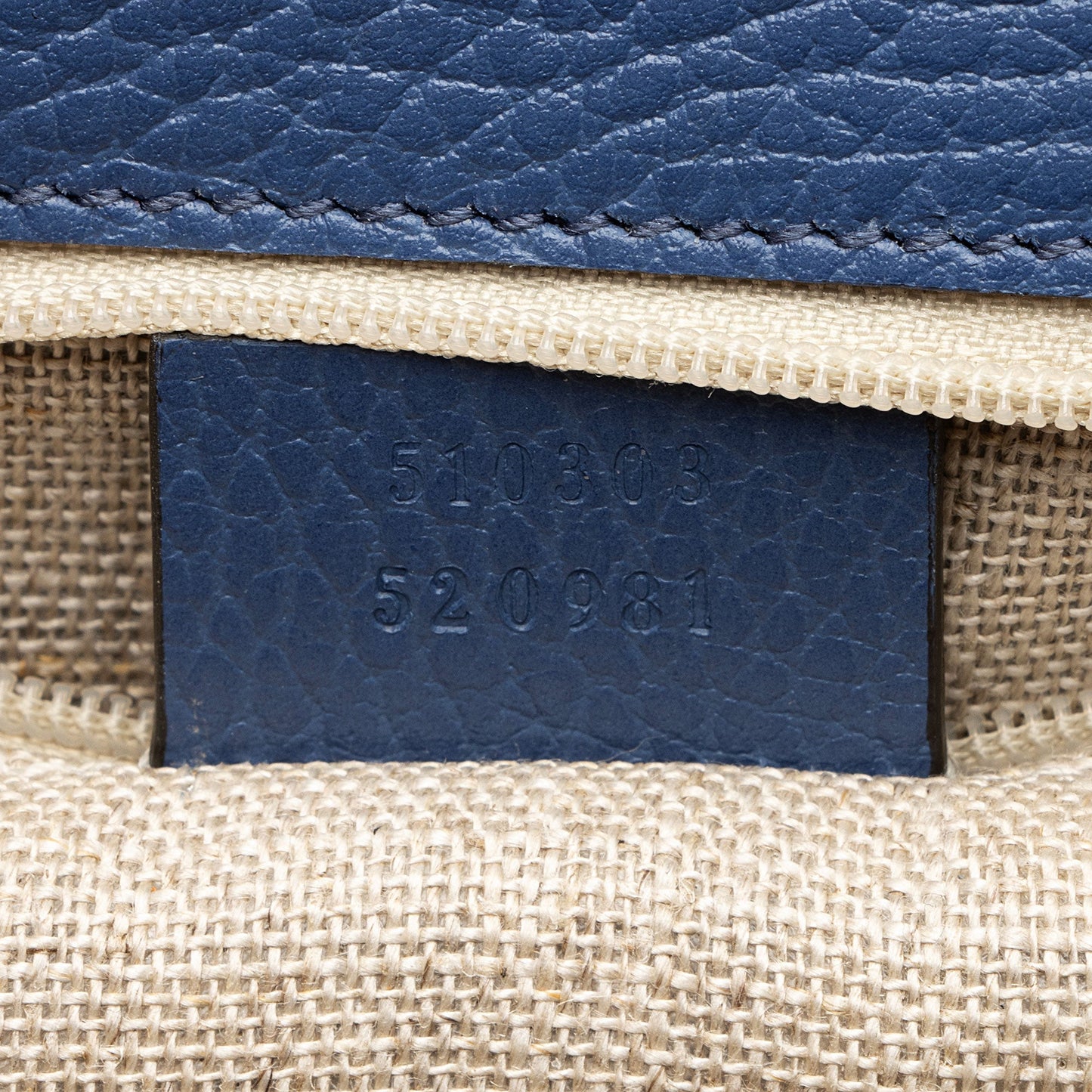 Gucci Grained Calfskin Interlocking G Medium Shoulder Bag