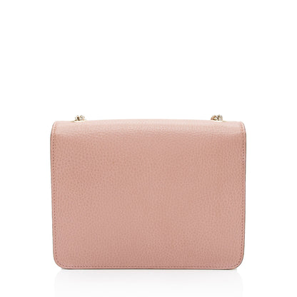 Gucci Grained Calfskin Interlocking G Small Shoulder Bag (SHF-eMNjXX)