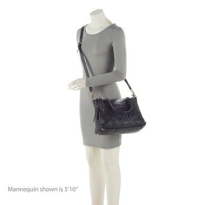 Gucci Grained Leather Soho Working Tote (SHF-22388)